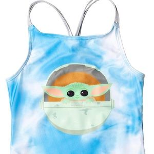 Girls Star Wars Yoda Bathing Suit - 5T